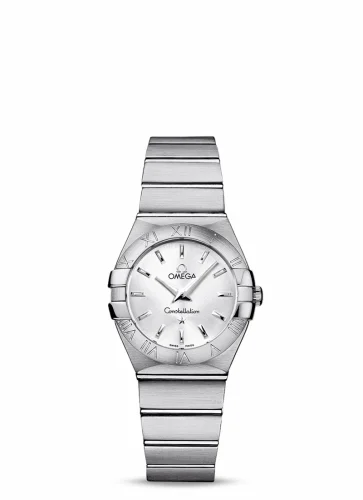 Omega Constellation Quartz 27 Brushed Stainless Steel / Silver 123.10.27.60.02.001 (12310276002001)
